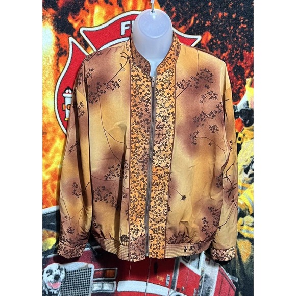 Vin Peter Popovitch Ladies Casual Jacket Multi Color‎ Brown Size Medium Soft - Picture 1 of 5